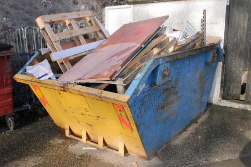 Commercial waste collection in Acton office setting