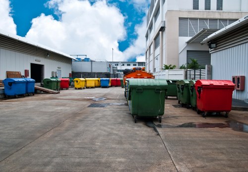 Recycling center in Acton handling furniture waste