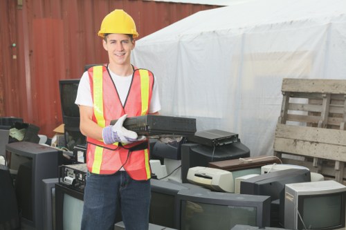 Professional clearance team removing furniture efficiently